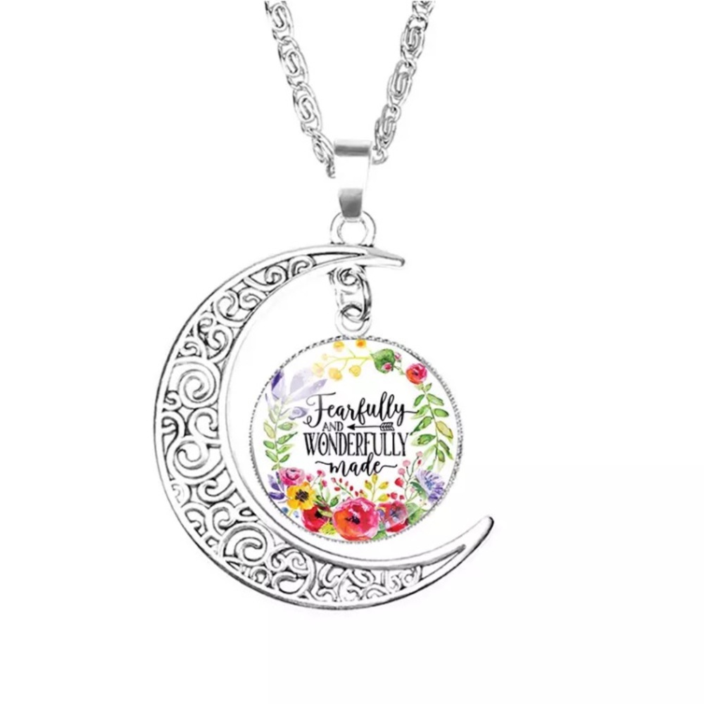 Fearfully and wonderfully made blessing necklace